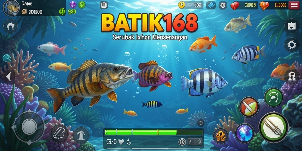 Tangkapan screenshot gameplay seru Tembak Ikan BATIK168.