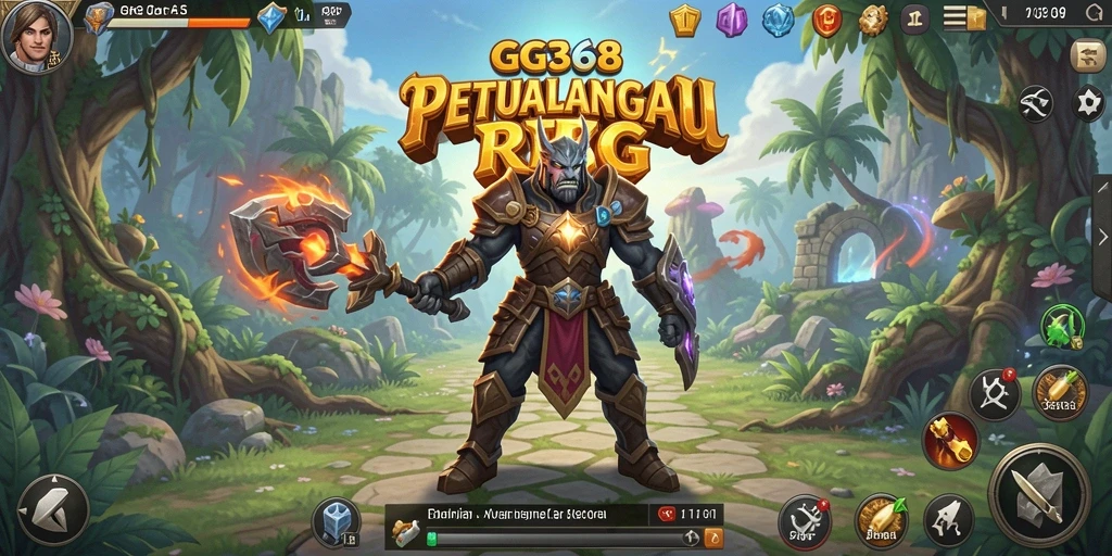Tampilan gameplay GG368 yang seru dalam dunia RPG