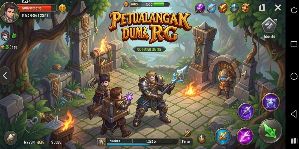 Gameplay K234 menunjukkan pertempuran epik dan eksplorasi dunia fantasi.