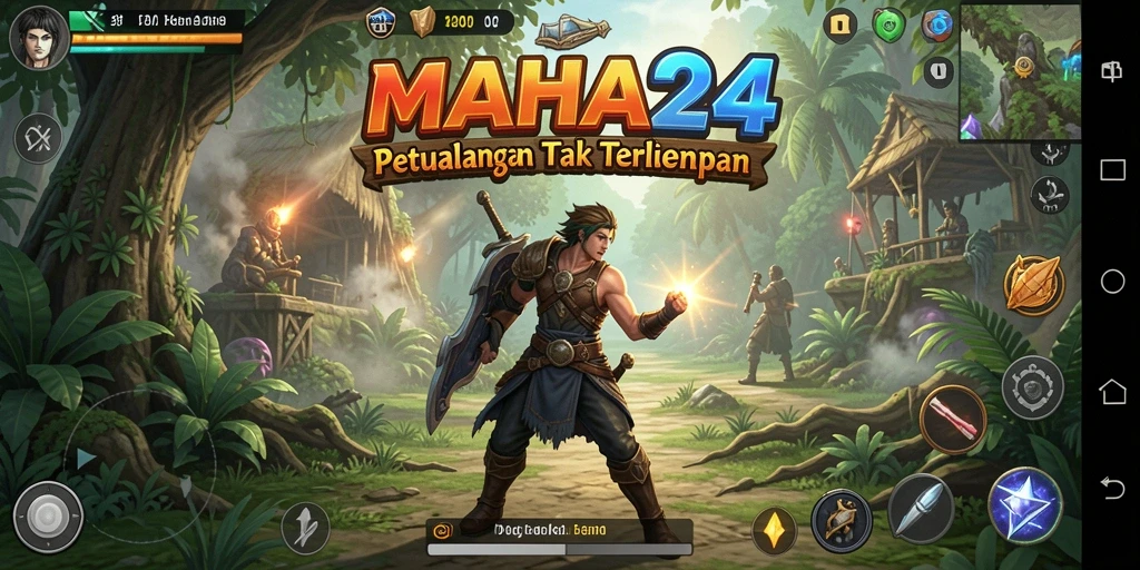 Tangkapan layar gameplay yang menunjukkan petualangan seru di MAHA24.