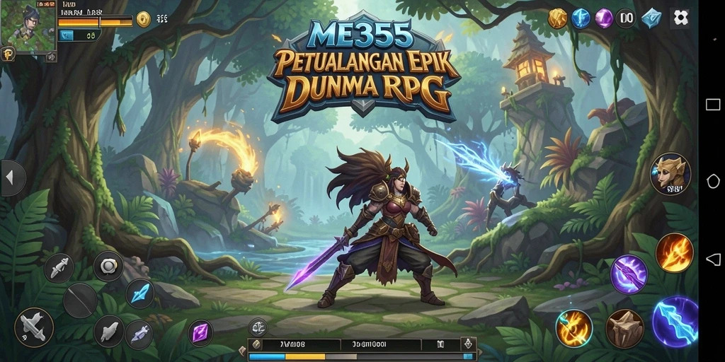 Tampilan gameplay RPG ME355 yang penuh aksi dan petualangan.
