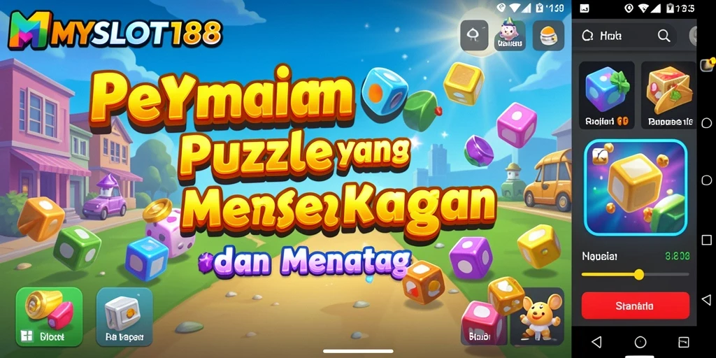 Tampilan gameplay MYSLOT188 yang penuh warna dan menarik.