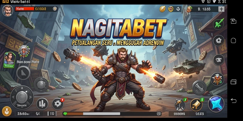 Tampilan gameplay NAGITABET yang menakjubkan dan penuh aksi petualangan.