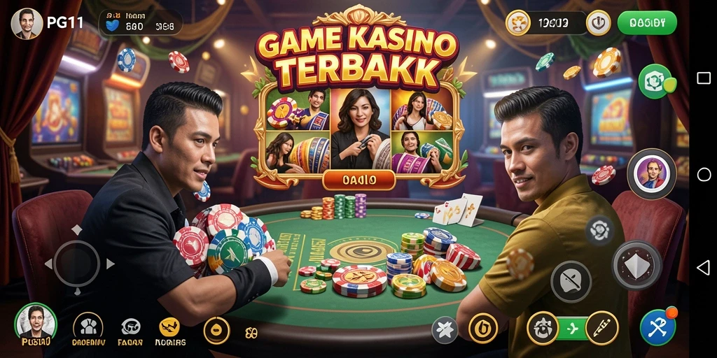 Tampilan menarik dari gameplay Kasino PG11 yang menghibur dan seru.