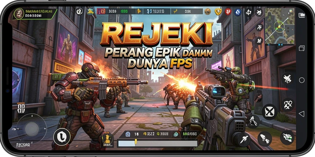 Tampilan tangkas dalam gameplay mendebarkan REJEKI
