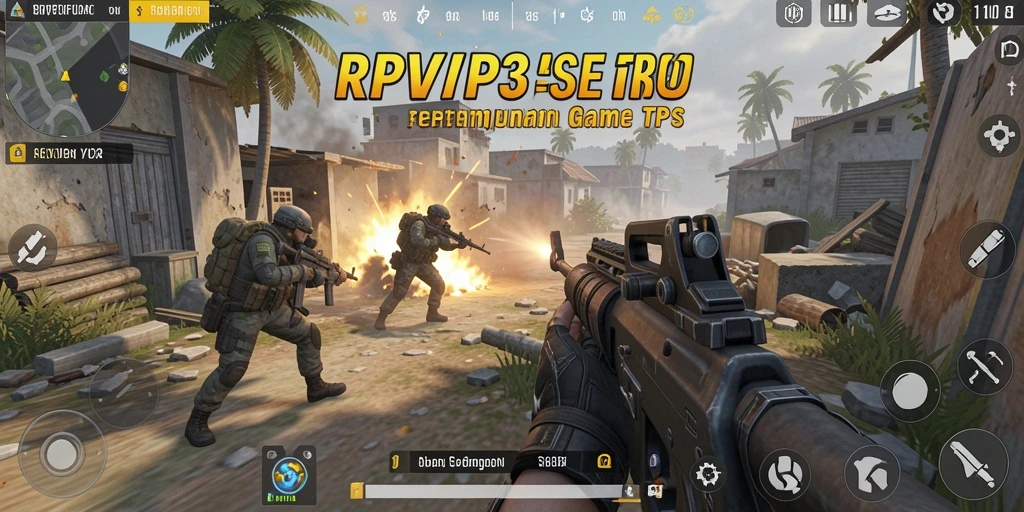 Tampilan gameplay seru dalam RPVIP3 dengan aksi pertempuran cepat.