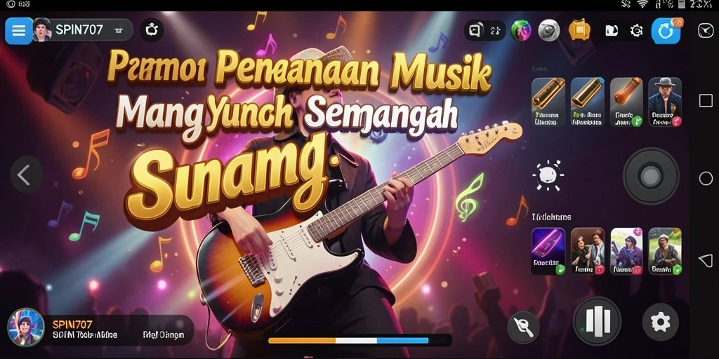 Tangkapan layar gameplay SPIN707 yang seru dan interaktif.