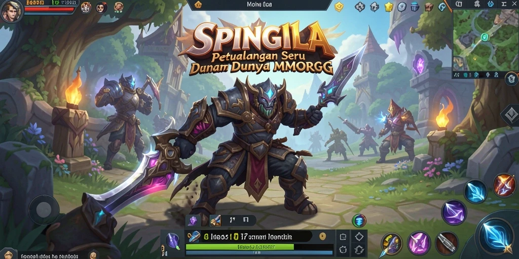 Tampilan gameplay seru dan interaktif dalam SPINGILA.