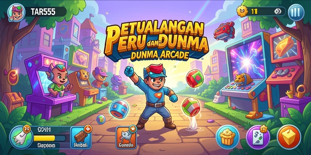Tangkapan layar TAR555 menampilkan gameplay penuh aksi yang seru.